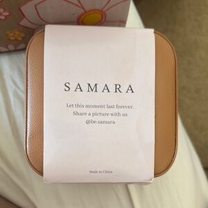 Samara Tan Leather jewelry Case